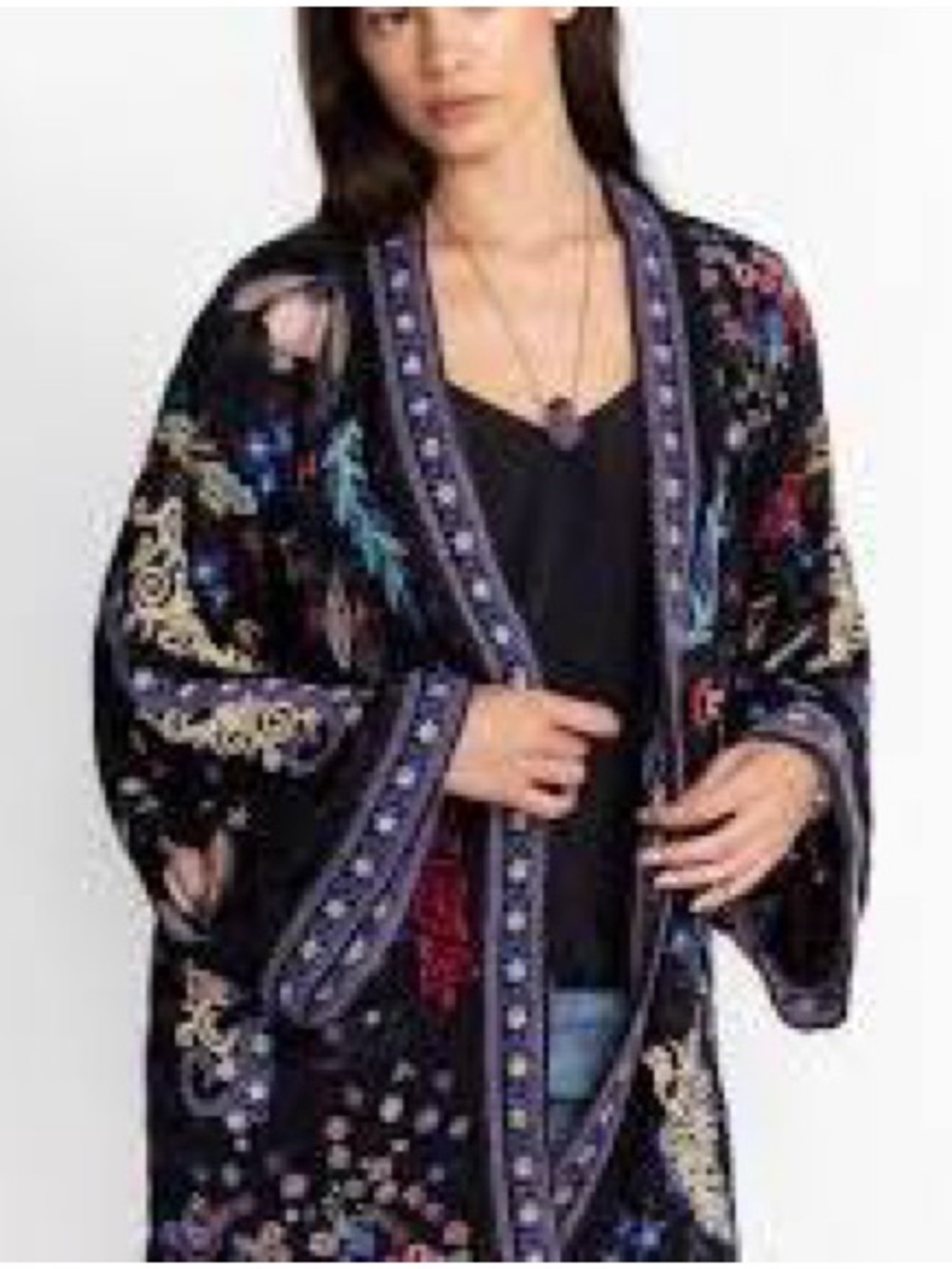Johnny Was heavily embroidered Elletra Reversible
Kimono NWT RARE - Picture 8 of 14